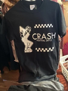 The Selecter Crash Festival T-Shirt 2 Tone Ska Black size M - NEW SUPER RARE!! - Picture 1 of 4