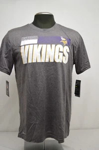 NEW NIKE MINNESOTA VIKINGS NFL DRI-FIT GRAY ON FIELD T-SHIRT MEN'S - LARGE - Picture 1 of 7