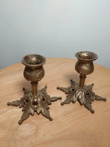  Kerzenständer Set Messing sehr einzigartig - Bild 1 von 12