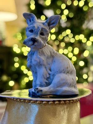 GUIDO CACCIAPUOTI ИТАЛИЯ ФАРФОРОВАЯ ФИГУРКА ШОТЛАНДСКОГО ТЕРЬЕРА СОБАКИ - Изображение 1 из 4