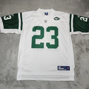 New York Jets Jersey Mens Large White Green NFL Football Shonn Greene 23 Reebok - Picture 1 of 17