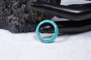 Edelstein Türkis Ring ca. 5,9cm - Bild 1 von 2