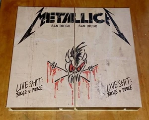 METALLICA LIVE SHIT BINGE & PURGE VHS TAPE SET 01 & 02 ELEKTRA RARE (1993) 🔥 - Picture 1 of 4