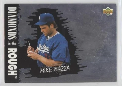 1993 Upper Deck Diamond Gallery /123600 Mike Piazza #34 HOF - Image 1 of 2