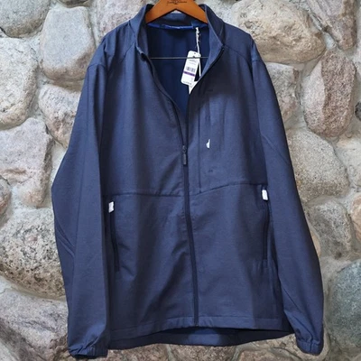 Chaqueta Tommy Bahama On Par Pro Cremallera Completa Belmont Azul Nueva XX-Grande XXL Foto 1 de 4