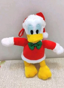 Disney Parks Paperino Babbo Natale Peluche Peluche Ornamento 6 Pollici - Foto 1 di 3