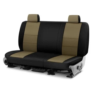 For Ram 3500 19-24 CR-Grade Neoprene 2nd Row Black & Tan Custom Seat Covers - Picture 1 of 12