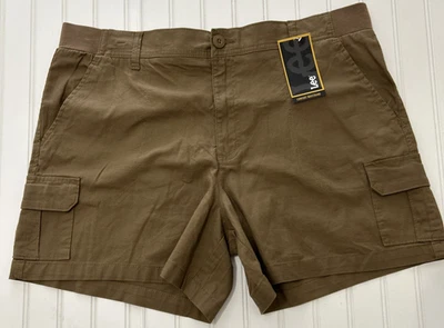 Pantalones Cortos de Carga Lee Para Mujer Talla 18 Confort Cintura Suave Marrón Algodón Nuevos Foto 1 de 4