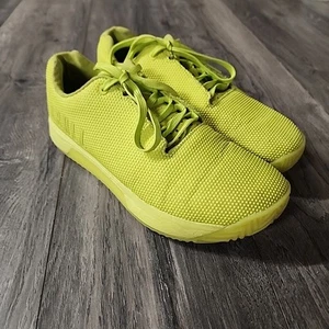 NOBULL Outwork Edge Impact Trainer Shoes Yellow CrossFit Workout Mens Sz 10.5 - Picture 1 of 8