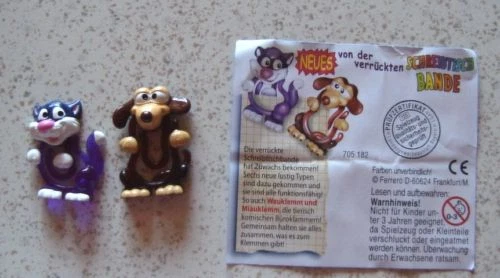 "Neues v. d. verrückten Schreibtb." 2003 Miauklemm & Wauklemm LILA-BRAUN m. BPZ - Bild 1 von 1