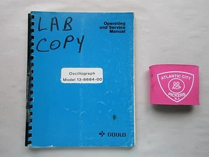 GOULD OSCILLOGRAPH MODEL 13-6684-00 OPERATING SERVICE MANUAL - Bild 1 von 6