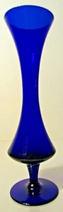 Knospenvase 8 cm kobaltblaues Glas - Bild 1 von 4