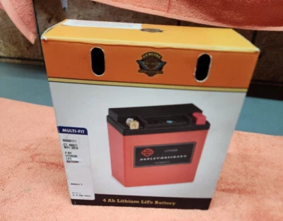 Batería de litio Harley Davidson OEM 12v 4Ah 48Wh VRSC, Dyna, Softail 66000171 Foto 1 de 4