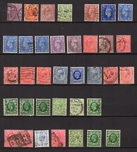 Royaume-Uni personnalités un lot de 35 timbres oblitérés /TE1928 - Picture 1 of 1