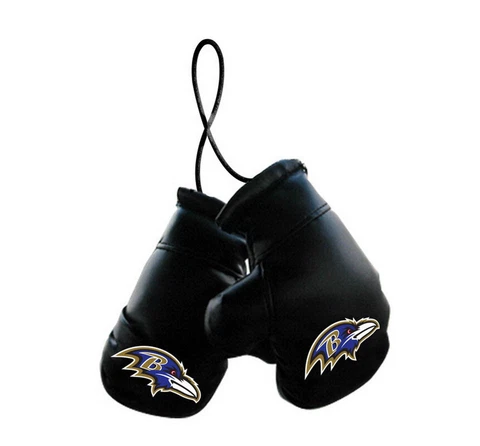 Baltimore Ravens NFL Mini Boxing Gloves Rearview Mirror Auto Car Truck Cover