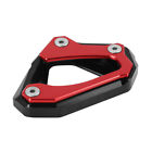 Black Red Motorcycle Kickstand Pad Extension Side Stand Plate for YAMAHA MT10