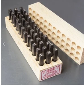 Young Bros Stamp Works 3/32 inch Steel Set 36 Combo Number Letter Character USA - Picture 1 of 3