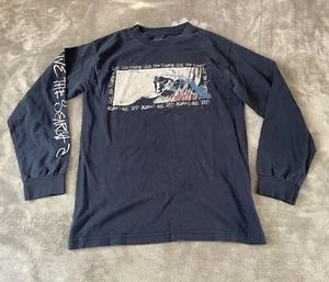 Men’s Rip Curl Small Navy Long Sleeve Shirt - Picture 1 of 8