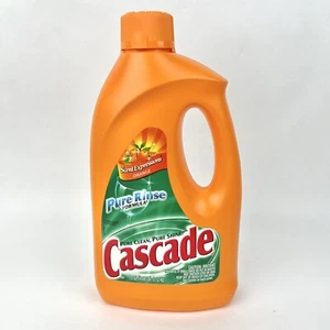 NEW Cascade Dishwasher Detergent Vintage Orange Bottle Scent Expressions Prop - Picture 1 of 7