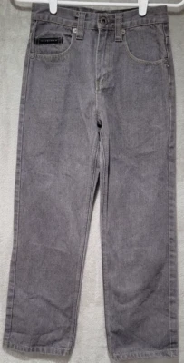 Jeans Sean Jean SJ69 Gris Talla 12 Niños Juventud Cintura 25" Entrepierna 25" Foto 1 de 4