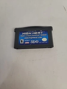 High Heat Major League Baseball 2003 Nintendo Gameboy Advance GBA - Picture 1 of 2