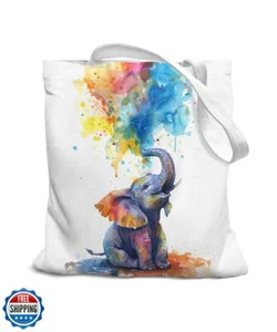 SZERE Elefant Geschenke Canvas Tragetasche für Frauen, Elefant Geschenke für Frauen, Bes - Bild 1 von 5