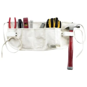 CLC Heavy Duty 5 pocket Cotton Waist Apron White 1 pk - Picture 1 of 1