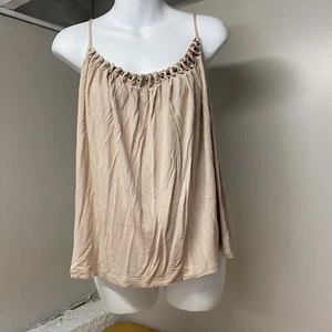 H&M Women’s Light Brown Tank Top Medium Size - Picture 1 of 6