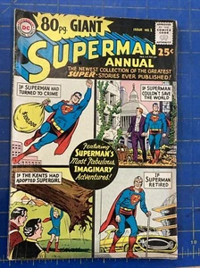 DC 80 SEITEN GIANT SUPERMAN ANNUAL Nr. 1 (1964) sehr guter Zustand - Bild 1 von 7