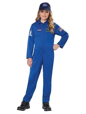 NASA Mono Azul Astronauta Traje Unisex Elegante Disfraz Halloween Niño Foto 1 de 2