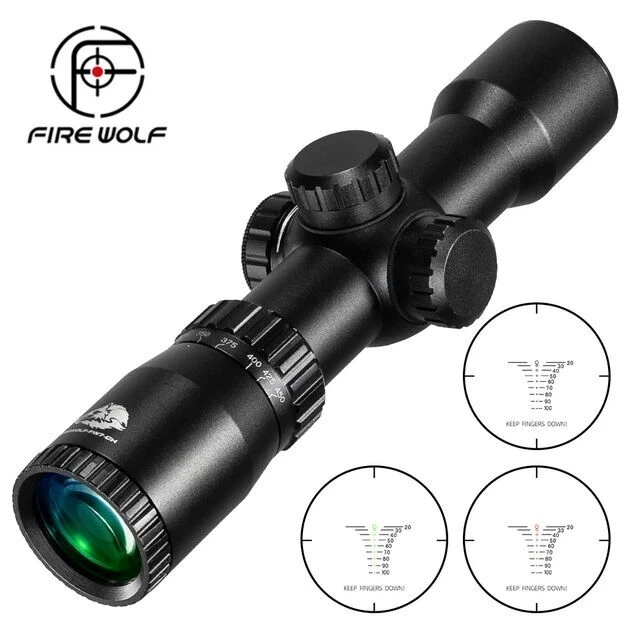 1.5-5X32 IRG Crossbow Short Hunting Riflescope Red /Green Illuminated Sights - Image 1 of 4