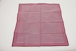 NWT Brunello Cucinelli Men's Pinstripe + Houndsooth Print Pocket Square  A201