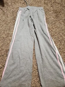 Girl’s Large 10/12 GIRL TRIBE Grey Athletic Workout Leggings Elastic Waist Pants - Picture 1 of 9