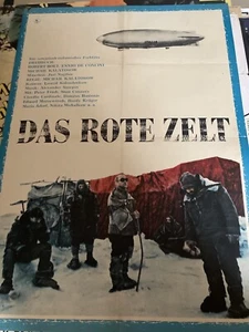 original A1 groß KINOPLAKAT Sean Connery 1969 Das Rote Zelt DDR Defa Zeppelin - Bild 1 von 1