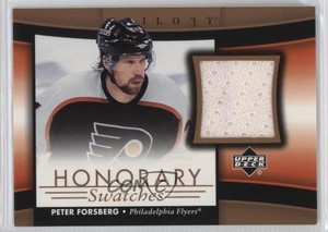 2005-06 Upper Deck Trilogy Honorary Swatches Peter Forsberg #HS-PF HOF