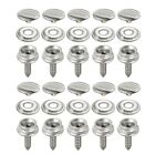 Convenient Snap Fastener Stainless Steel Screw Kit for Wall Nails 30pcs