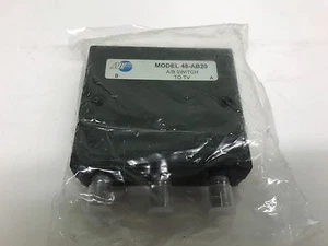 New JVI 45-AB20 Cable TV Push Button A/B Switch (Cable, Satellite) - Picture 1 of 4