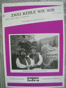 Zwei Kerle wie wir - Wildecker Herzb. Klavierausgabe mit Akk.-Bez.- Einzelnoten  - Bild 1 von 4