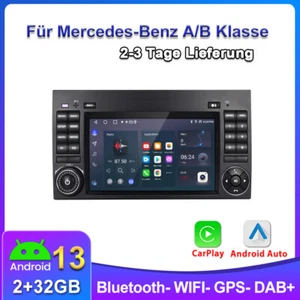 Radio Coche Para Mercedes-Benz Clase A/B/Vito W169 W639 W245 Android 13 GPS NAVI - Imagen 1 de 13