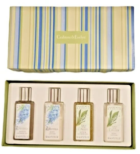Crabtree & Evelyn VISTERIA & LILY OF THE VALLEY 4 pcs LUXURY GIFT SET BNIB - Picture 1 of 5