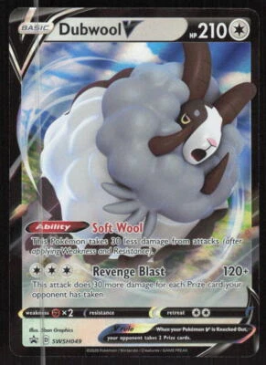 Pokemon TCG SWSH: Sword & Shield Promo Cards #SWSH049 Dubwool V NM - Image 1 of 2