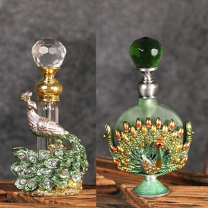 7ML Botella de perfume de pavo real única Contenedor recargable Regalo Decoración de la casa de bodas - Imagen 1 de 16