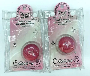 REVLON STREET WEAR Double Scoop Lip Gloss + Glitter PINKALICIOUS, New, 2 Pack - Picture 1 of 2