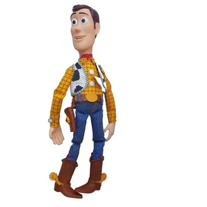 Toy Story Sherriff Woody Figure Pull String Talking Pixar 14" 36cm Thinkway - Picture 1 of 13