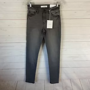 KanCan Womens High Rise Super Skinny Jeans Sz 5/26 Gray Stretch 26x30 New - Picture 1 of 7