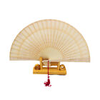 Hand Fragrant Party Carved Bamboo Folding Fan Chinese Wooden Fan Vintage Hollow