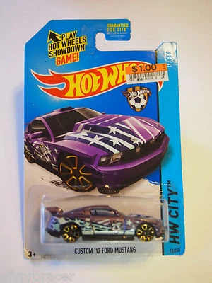 HOT WHEELS CUSTOM 12 FORD MUSTANG HW CITY 18/250 - Image 1 of 2
