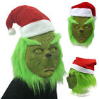 Christmas The Grinnch Mask Adult Cosplay Costume Helmet Latex Mask Party Props?