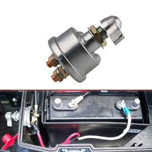 Interruptor de desconexión de batería maestro de 12 V 2 postes SPST Kill Cut-Off Nascar Marine ATV - Imagen 1 de 8