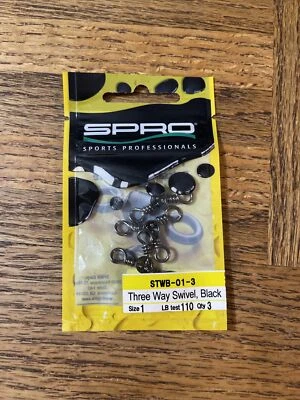 SPRO Three Way Swivel Size 1-Brand New-SHIPS N 24 HOURS - Image 1 of 2